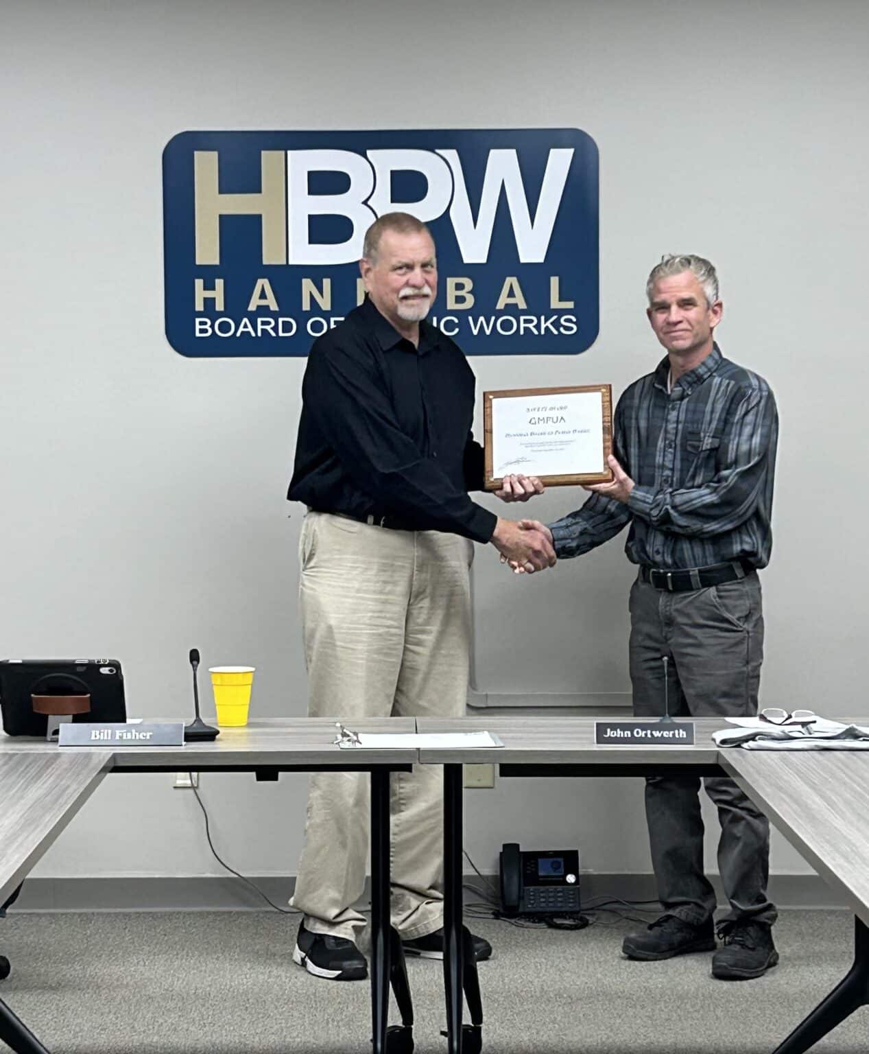 Hbpw Recognized For Safe Utility Practices Hannibal Board